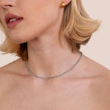 Alena – Gold Necklace with Delicate Round Pendant