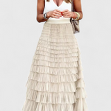 Capucine Vintage Long Tulle Skirt