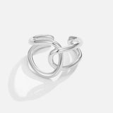 Helena – Silver ring with a sophisticated curved shape