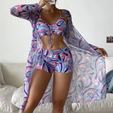 Gabriela™ | 3-Piece Printed Bikini Set
