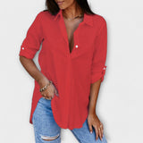 Jessica - Daily Blouse with V-Neck