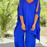 Ursula™ | Open Shoulder Tunic and Pants Set