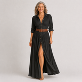 Lelivilia™ | Long Maxi Dress with V-Neck