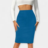 High Waist Office Skirt