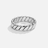 Sabina – Braided Silver Ring