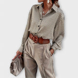 Ashley - Vintage Style Long Sleeve Blouse