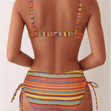 Rosa™ | Striped Print Two-Piece Bikini