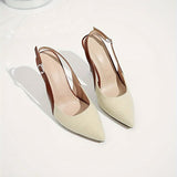 Kelsey | Refined Slingback Pumps