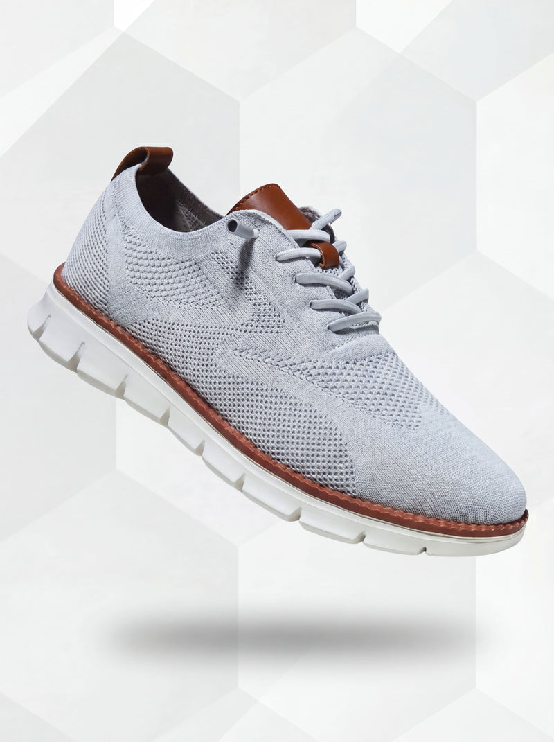 Ultra-Comfort Breathable Shoes: Light Gray