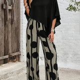 Valeriana™ | Asymmetrical Top and Boho Pants Set