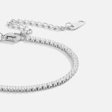 Cordelia Tennis Bracelet in Silver