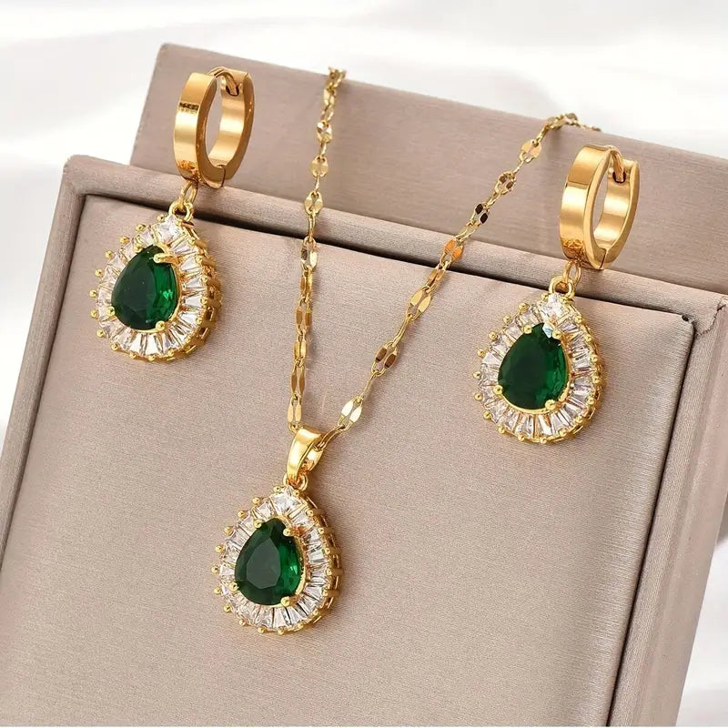 RHEYA | Gold Jewelry Set