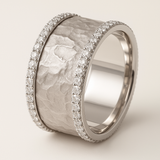 Hannah – Vintage Silver Ring with Zirconia