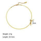 Rebecca - Gold necklace with initial pendant