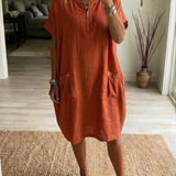 Patrícia | Maxi Dress with Front Closure