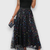 Colorful Polka Dot Skirt