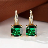Sabrina - Earrings with Mystic Stone in Gold