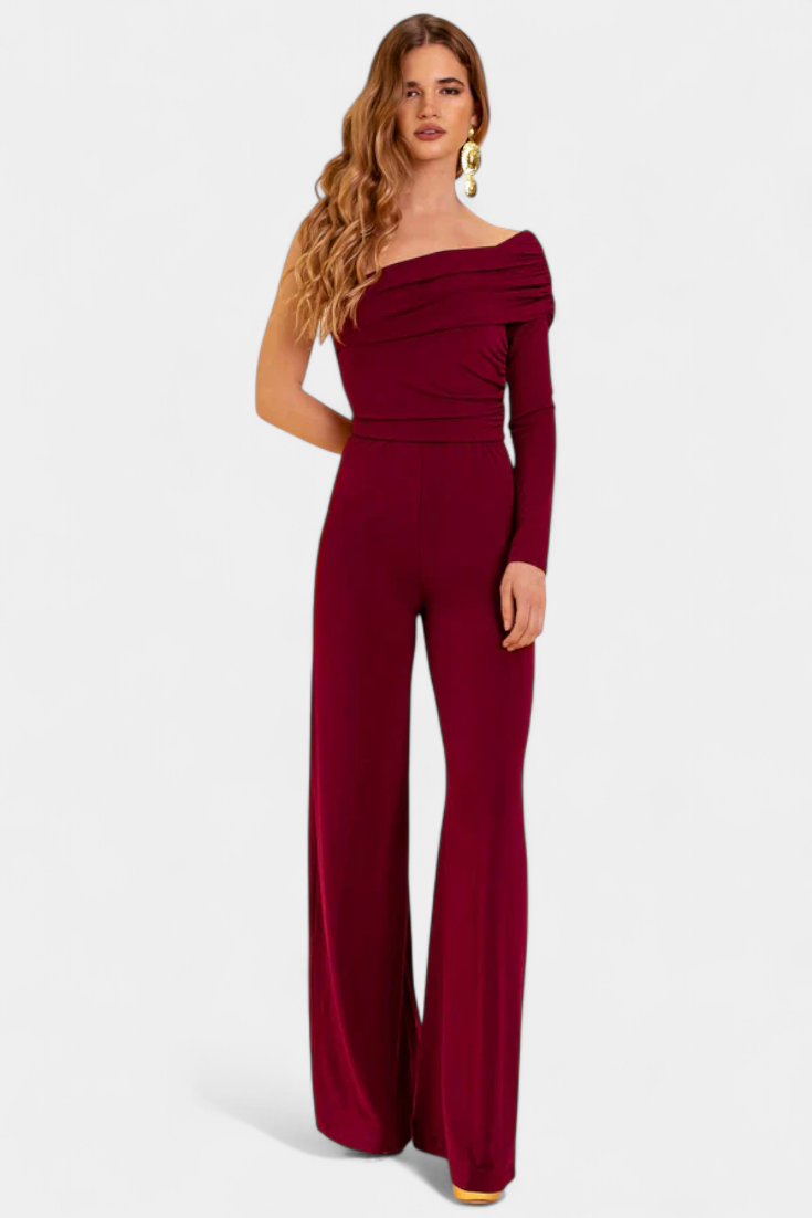 Noalla Elegant One-Shoulder Jumpsuit