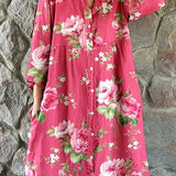 Matilde | Artistic Floral Maxi Dress