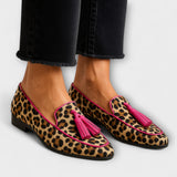 Lana Printed Sneakers with Decorative Tassels