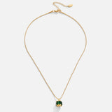 Katharina – Gold Collar with Green Gem
