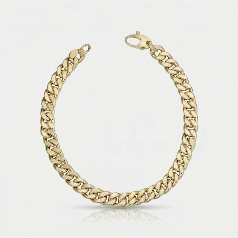 Vintage Cuban Bracelet | Gold