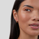 Annika – Gold Leaf Design Earrings