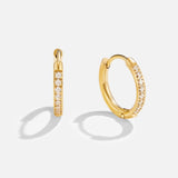 Annika – Gold Leaf Design Earrings