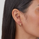 Annika – Gold Leaf Design Earrings