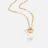 Clara-Marie - Gold Layered Design Necklace