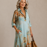 Evalexy™ Luxury Printed Maxi Dress