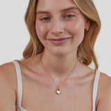 Monika – Drop Pendant in Golden Tone