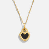 Monika – Drop Pendant in Golden Tone