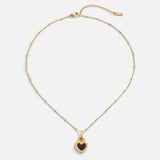 Helga – Gold Necklace with Double Pendant
