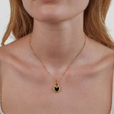 Monika – Drop Pendant in Golden Tone