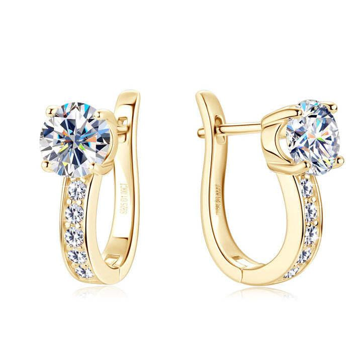 SENSIBILIS | Gold Channel Huggie Earrings
