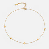 Kathrin – Necklace with subtle touches of color