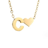 Nina – Gold Collar in V Design