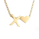 Nina – Gold Collar in V Design