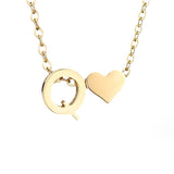 Nina – Gold Collar in V Design