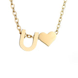 Nina – Gold Collar in V Design