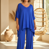 Ursula™ | Open Shoulder Tunic and Pants Set