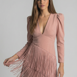 Sage | Fringe Dress