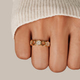 Selina - Gold Ring with Crystals