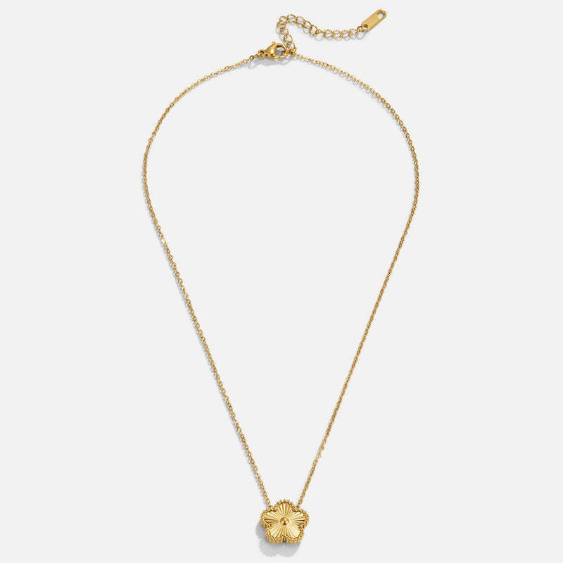 "Golden Luck Necklace" can be rewritten as "Luck Necklace in Gold".