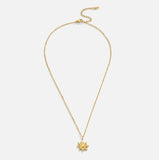 Ronja – Gold necklace with flower-shaped pendant