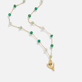 Anneliese – Gold collar with smooth snake design