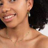 Anneliese – Gold collar with smooth snake design