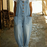 Julia™ | Denim Jumpsuit with Adjustable Straps