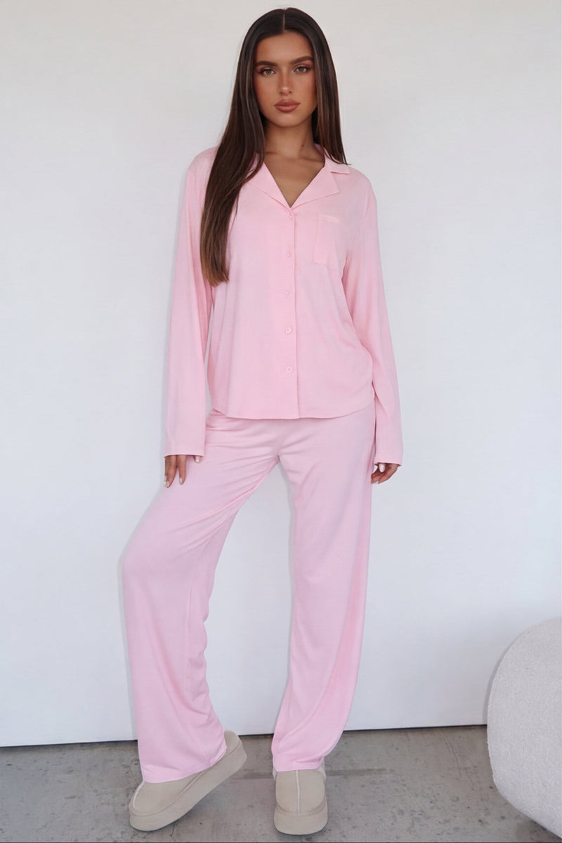 Soft Pink Pajama Set